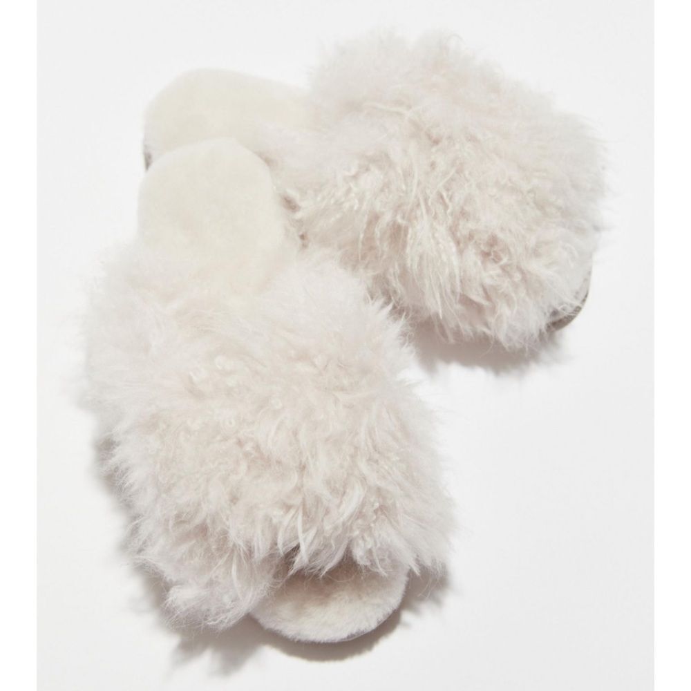 Anthropologie EMU Australia Mayberry Curly Sheepskin Slipper